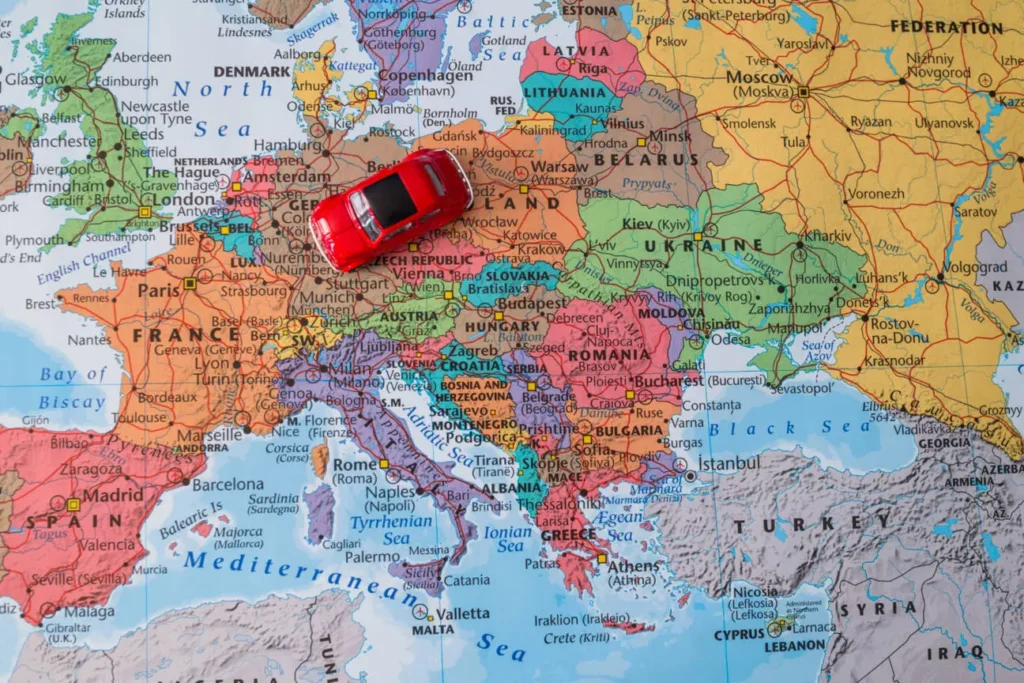 does french car insurance cover me when driving in other european countries